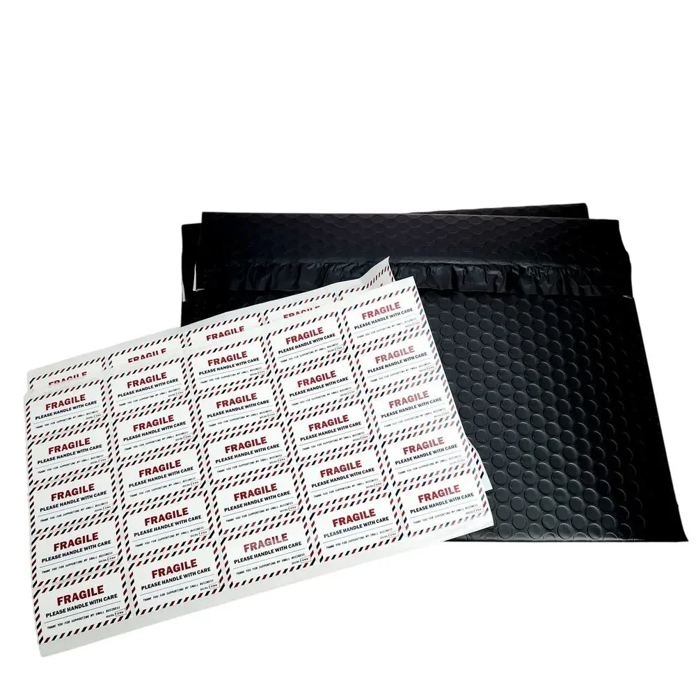 Side Opening 27 Pack Black Bubble Mailers 13 X 10
